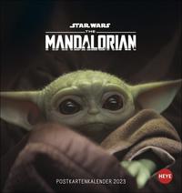 The Mandalorian The Child Postkartenkalender 2023. Jeden Monat eine coole Postkarte mit Grogu in einem kleinen Kalender zum Aufhängen oder Aufstellen.