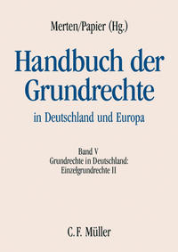 Handbuch der Grundrechte in Deutschland und Europa