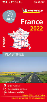 Michelin Frankreich 2022 (plastifiziert)