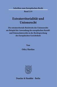 Extraterritorialität und Unionsrecht