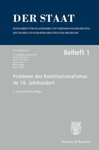 Probleme des Konstitutionalismus im 19. Jahrhundert.