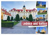 Lednice und Valtice in Tschechien (Wandkalender 2024 DIN A2 quer), CALVENDO Monatskalender