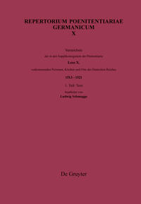 Repertorium Poenitentiariae Germanicum / Verzeichnis der in den Supplikenregistern der Pönitentiarie Leos X. vorkommenden Personen, Kirchen und Orte des Deutschen Reiches (1513–1521)