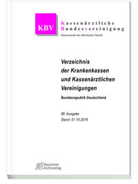 Verzeichnis der Krankenkassen und Kassenärztlichen Vereinigungen