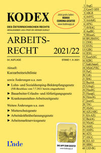 KODEX Arbeitsrecht 2021/22