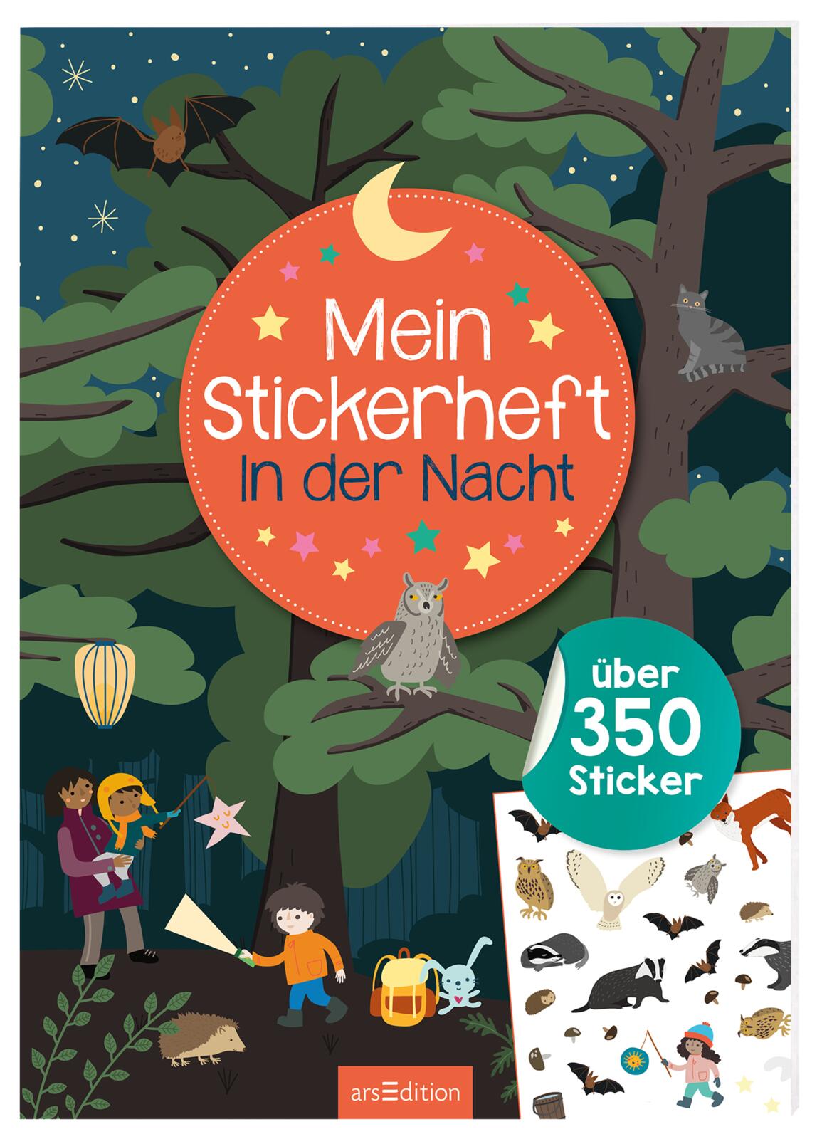 Mein Stickerheft – In der Nacht