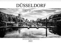 DÜSSELDORF MONOCHROME ANSICHTEN (Wandkalender 2022 DIN A3 quer)