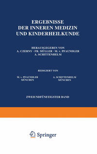 Ergebnisse der Inneren Medizin und Kinderheilkunde