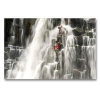 Premium Textil-Leinwand 90 x 60 cm Quer-Format Rochester Falls, Mauritius | Wandbild, HD-Bild auf Keilrahmen, Fertigbild auf hochwertigem Vlies, Leinwanddruck von Peter Schickert