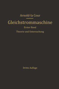 Die Gleichstrommaschine