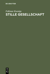 Stille Gesellschaft