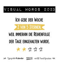 Visual Words Colour 2023