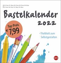 Bastelkalender weiß groß 2022