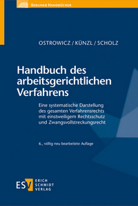 Handbuch des arbeitsgerichtlichen Verfahrens