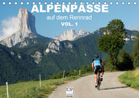 Alpenpässe auf dem Rennrad Vol. 1 (Tischkalender 2021 DIN A5 quer)