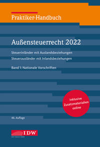 Praktiker-Handbuch Außensteuerrecht 2022, 2 Bde., 46.A.