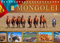 Reise durch Asien - Mongolei (Tischkalender 2023 DIN A5 quer)