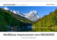 Weißblaue Impressionen vom RIESSERSEE Panoramabilder (Wandkalender 2022 DIN A4 quer)