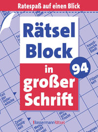 Rätselblock in großer Schrift 94 (5 Exemplare à 2,99 €)