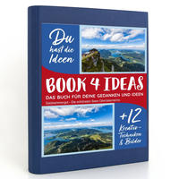 BOOK 4 IDEAS modern | Salzkammergut - Die schönsten Seen Oberösterreichs, Notizbuch, Bullet Journal mit Kreativitätstechniken und Bildern, DIN A5