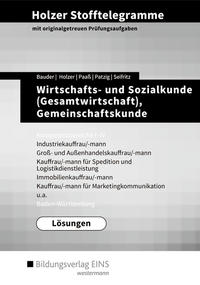 Holzer Stofftelegramme Baden-Württemberg / Holzer Stofftelegramme Baden-Württemberg – Wirtschafts- und Sozialkunde (Gesamtwirtschaft), Gemeinschaftskunde