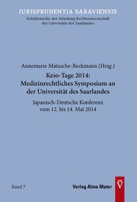 Keio-Tage 2014: Medizinrechtliches Symposium an der Universität des Saarlandes