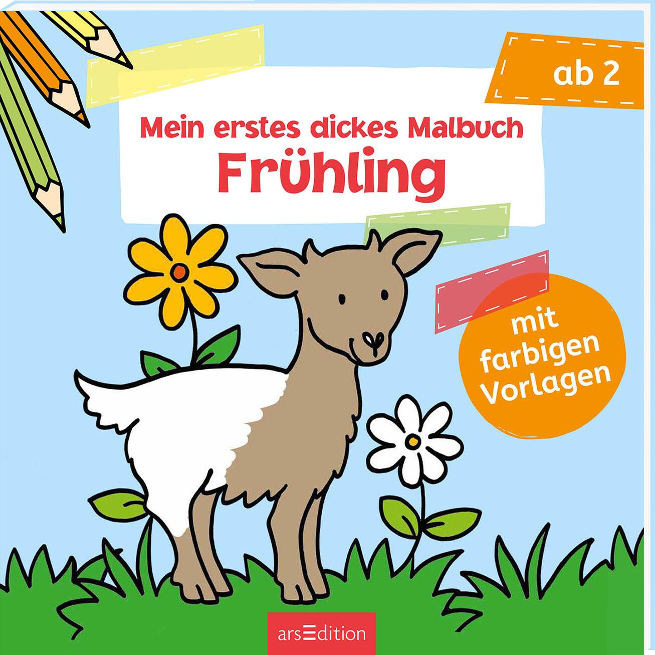 Mein erstes dickes Malbuch – Frühling