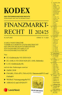 KODEX Finanzmarktrecht Band II 2024/25 - inkl. App