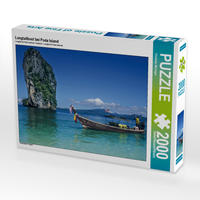 CALVENDO Puzzle Longtailboot bei Poda Island 2000 Teile Lege-Größe 90 x 67 cm Foto-Puzzle Bild von Christian Müringer