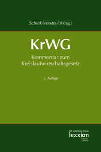 Kommentar zum Kreislaufwirtschaftsgesetz (KrWG), 2. Auflage 2016