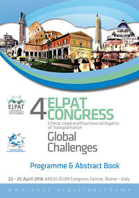 4th Elpat Congress – Ethical, Legal and Psychosocial Aspects of Transplantation. Global Challenges