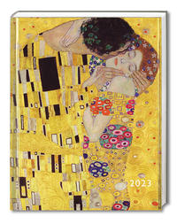 Gustav Klimt – Der Kuss – Taschenkalender 2023