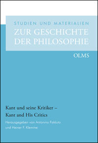 Kant und seine Kritiker – Kant and His Critics