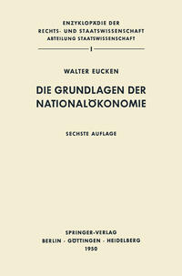 Die Grundlagen der Nationalökonomie