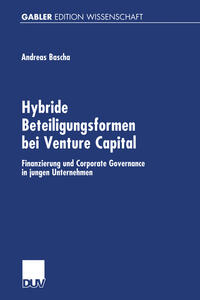 Hybride Beteiligungsformen bei Venture Capital