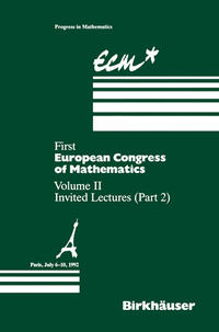 First European Congress of Mathematics Paris, July 6–10, 1992