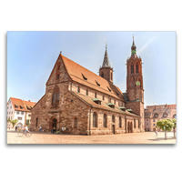 Premium Textil-Leinwand 120 x 80 cm Quer-Format Das Münster zu Unserer Lieben Frau | Wandbild, HD-Bild auf Keilrahmen, Fertigbild auf hochwertigem Vlies, Leinwanddruck von Liselotte Brunner-Klaus