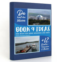 BOOK 4 IDEAS modern | Islands Hauptstadt Reykjavik, Notizbuch, Bullet Journal mit Kreativitätstechniken und Bildern, DIN A5