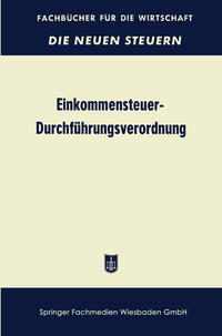 Einkommensteuer-Durchführungsverordnung (EStDV 1957)