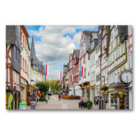 Premium Textil-Leinwand 90 x 60 cm Quer-Format Montabaur Impressionen | Wandbild, HD-Bild auf Keilrahmen, Fertigbild auf hochwertigem Vlies, Leinwanddruck von Dirk Meutzner