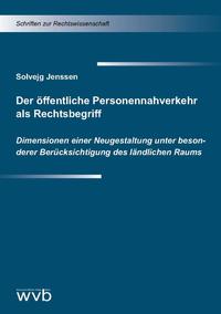 Der öffentliche Personennahverkehr als Rechtsbegriff