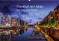 Frankfurt am Main bei Tag und Nacht (Wandkalender 2021 DIN A2 quer)