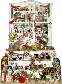 Wand-Adventskalender - Katzen im Advent