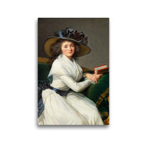 Premium Textil-Leinwand 300 x 450 cm Hoch-Format Elisabeth Louise Vigée Le Brun | Wandbild, HD-Bild auf Keilrahmen, Fertigbild auf hochwertigem Vlies, Leinwanddruck von None 4arts