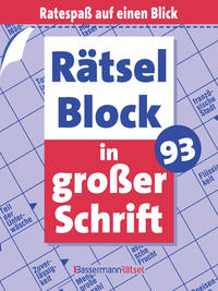 Rätselblock in großer Schrift 93 (5 Exemplare à 2,99 €)