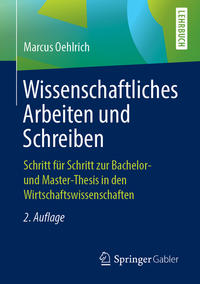 Wissenschaftliches Arbeiten und Schreiben