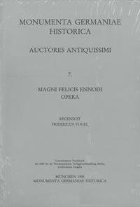 Magni Felicis Ennodi Opera