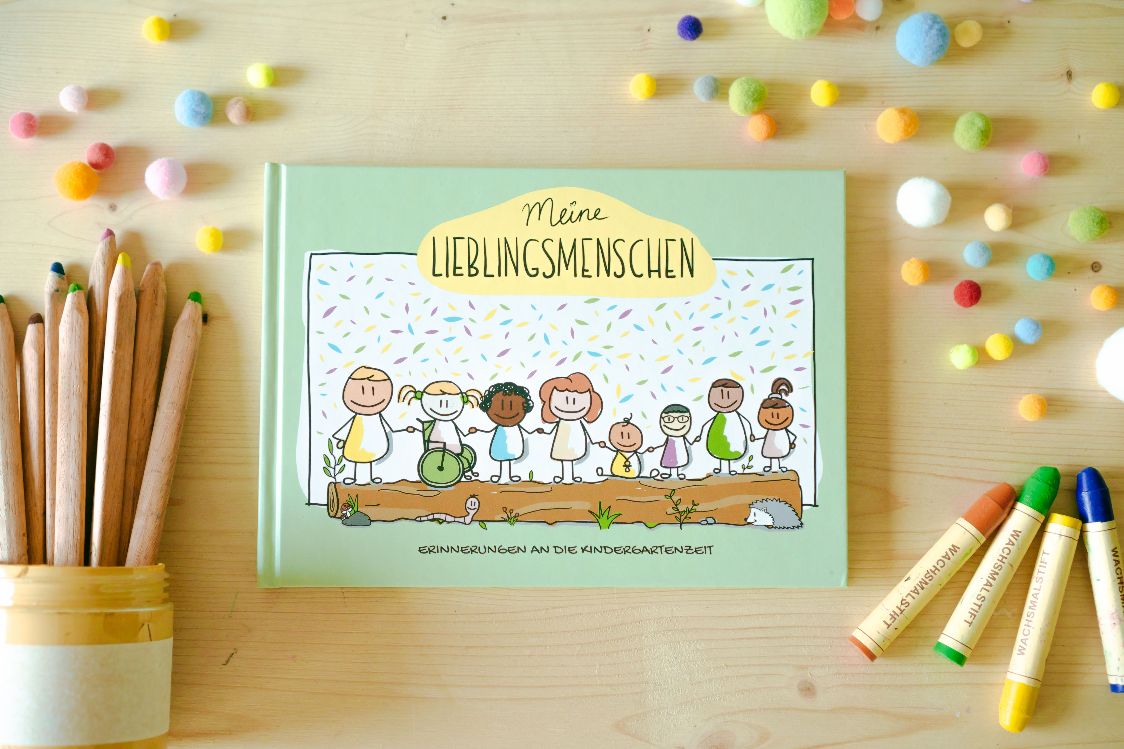 Freundschaftsbuch Meine Lieblingsmenschen - Erinnerungen an die Kindergartenzeit