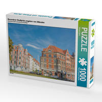 CALVENDO Puzzle Besonderer Stadtplatz umgeben von Altbauten 1000 Teile Lege-Größe 64 x 48 cm Foto-Puzzle Bild von Michael Speer