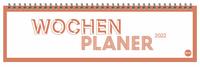 Neon Orange Wochenquerplaner Kalender 2022